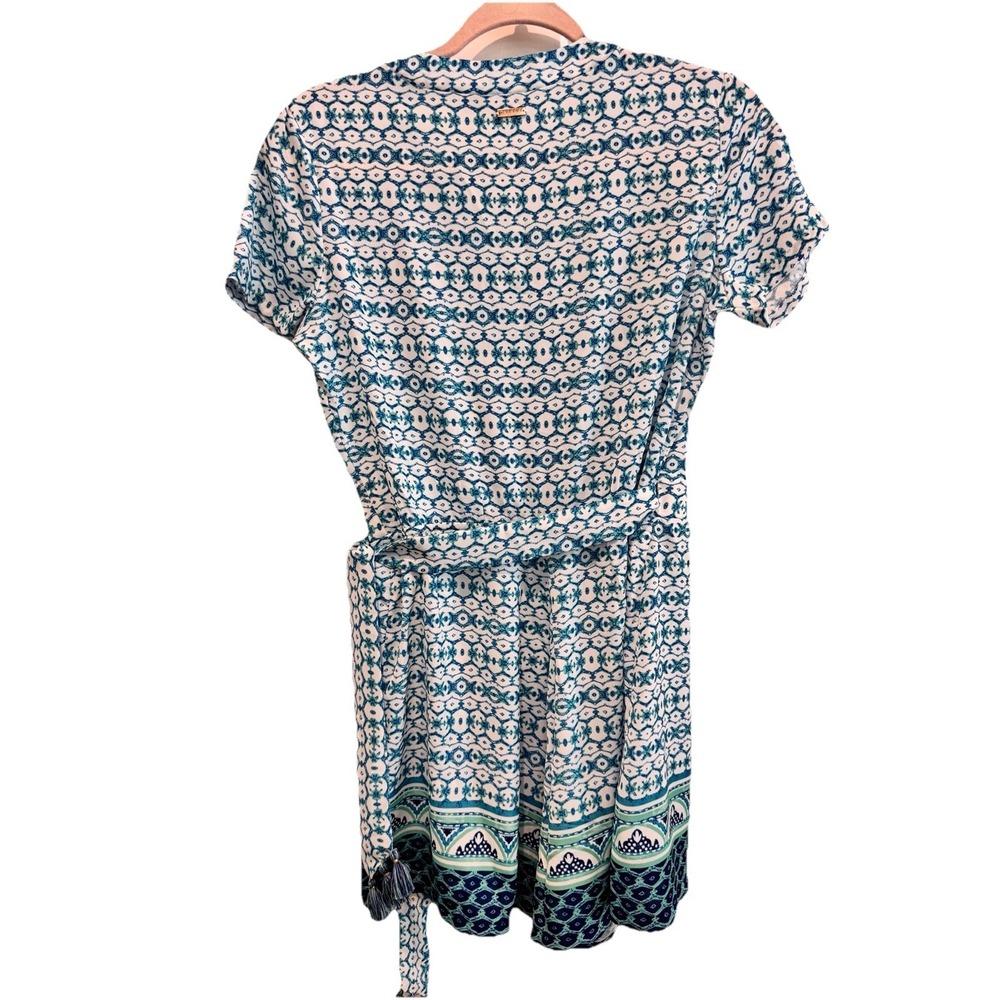 Cabana Life Aruba Blues Tassel Wrap Romper by Cabana Life. Size S UPF 50 Resort - Picture 5 of 15